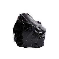 Natural Black Obsidian Rough Stone Specimen