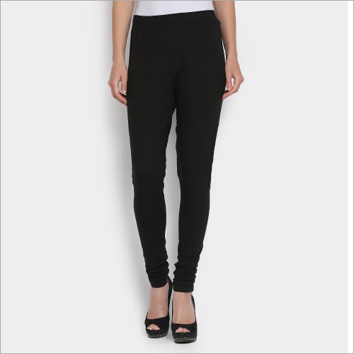 Black Ladies Churidar Leggings