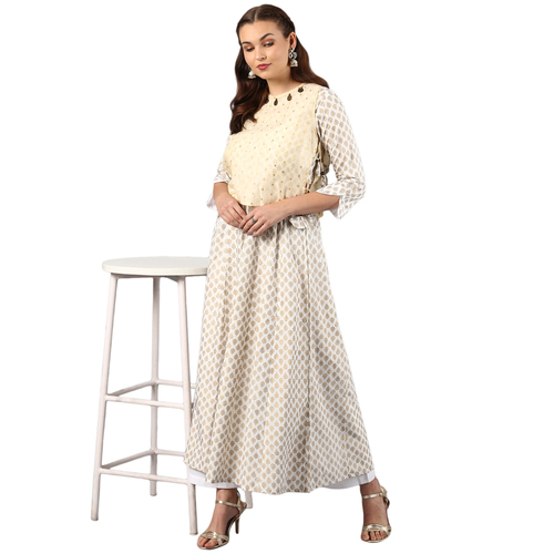 Party Wear Anarkali Cotton Kurti