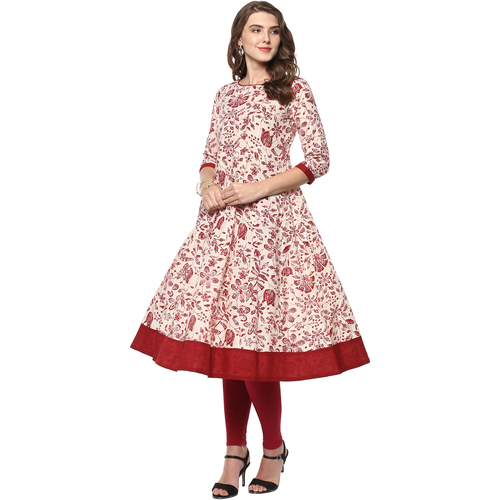 Casual Anarkali Cotton Kurti