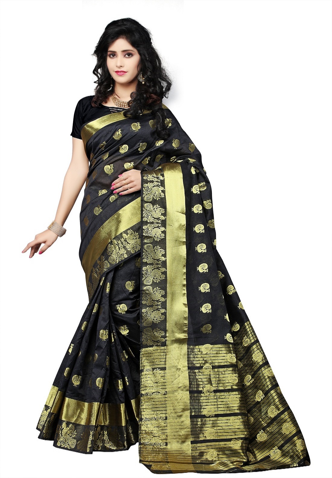 Fancy Cotton Silk Saree