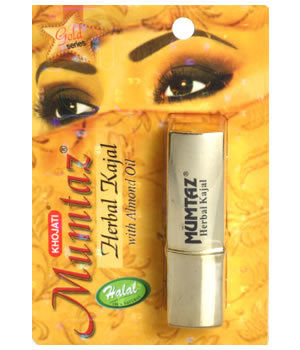 Smudge Proof Gold Series  Mumtaz Herbal Kajal  With Almond Oil