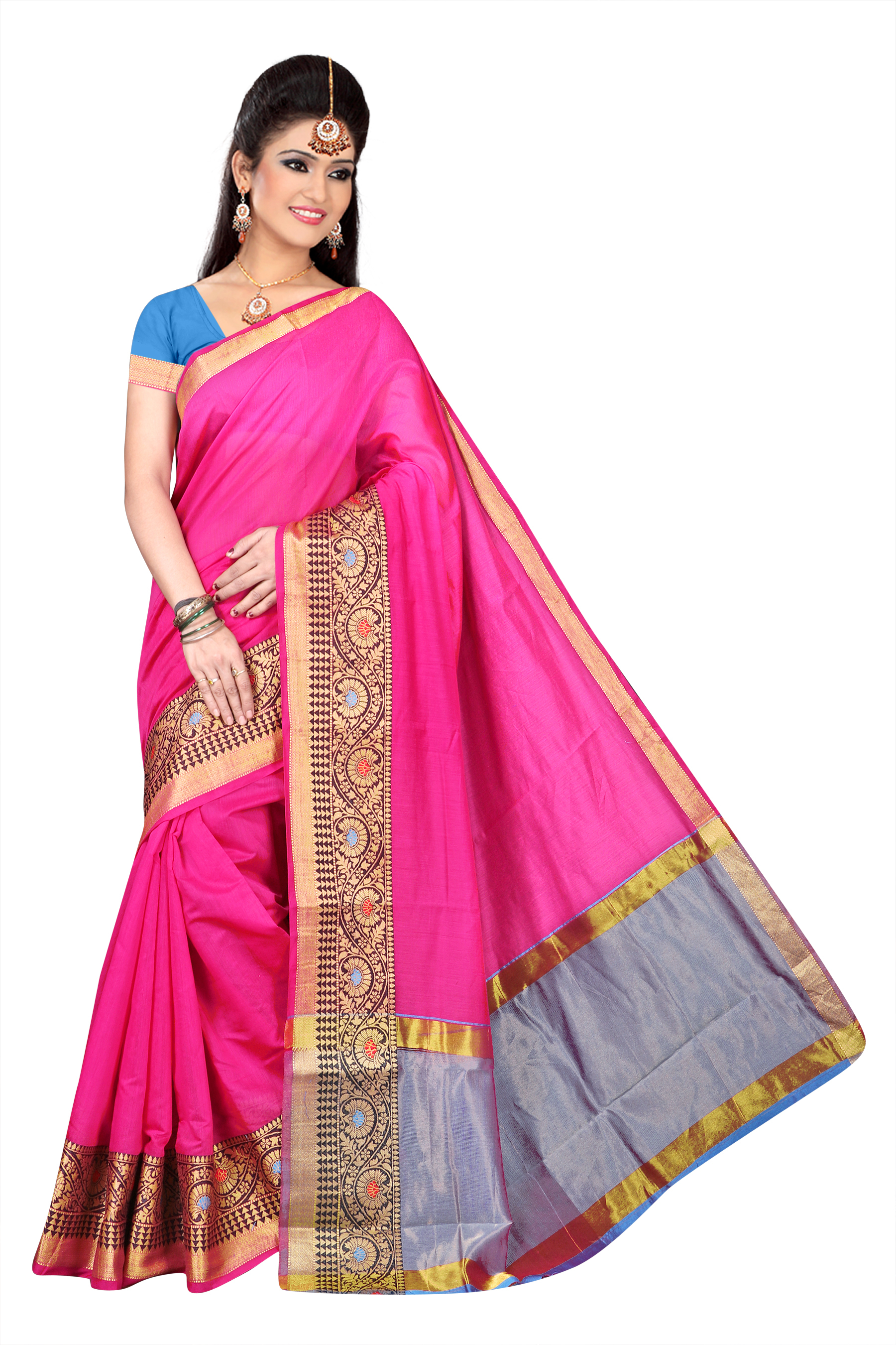 Fancy Pure Cotton Saree
