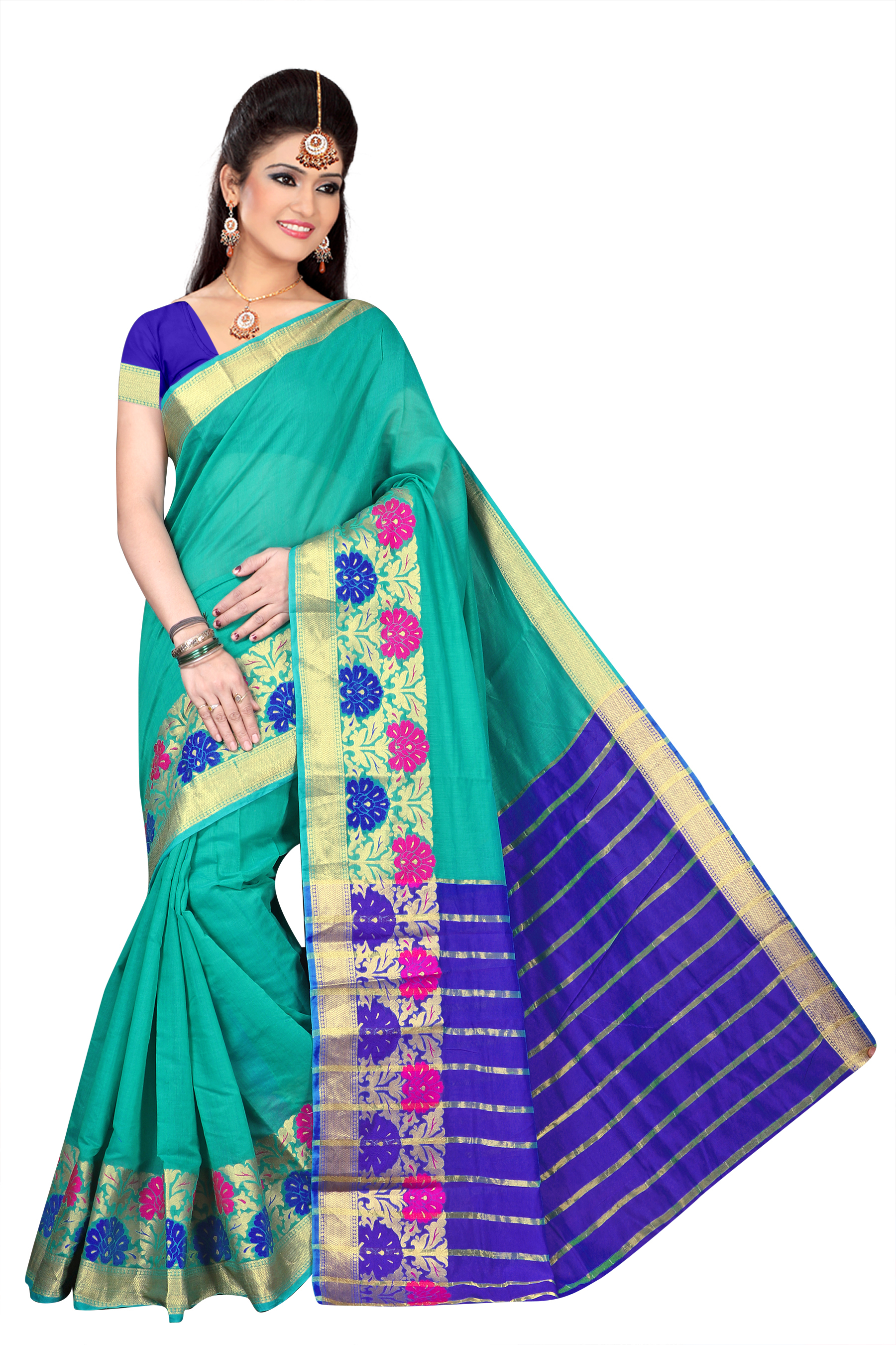 Fancy Pure Cotton Saree