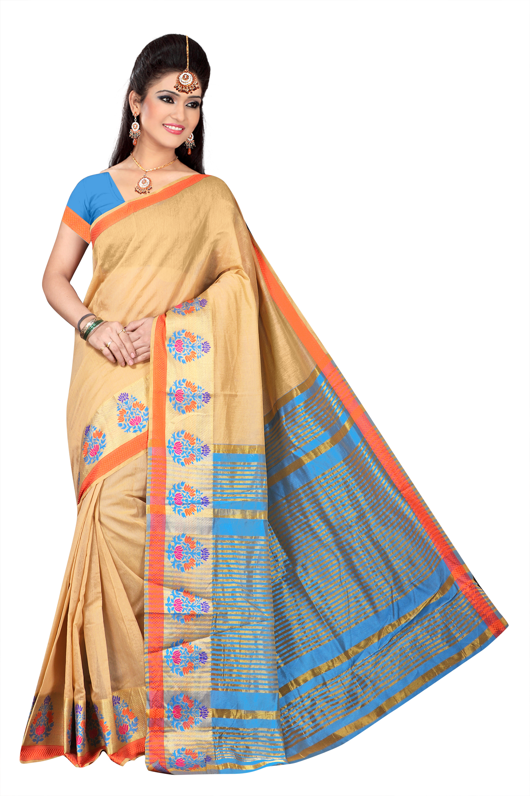 Designer Pure Cotton Saree