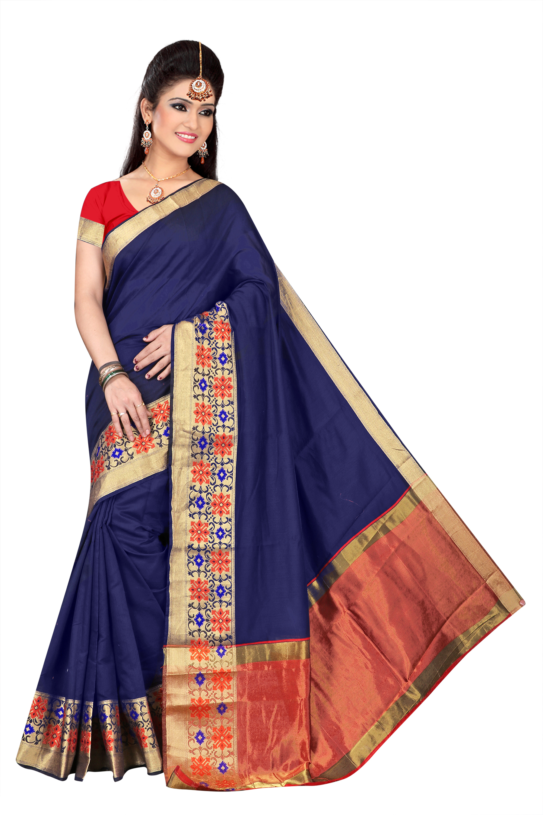 Designer Pure Cotton Saree