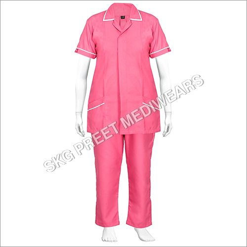 Light Pink Color Nursing Uniform