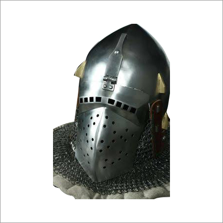 Nautical Antique Chainmail Steel Helmet
