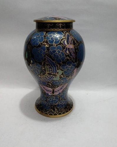 Butterfly Cloissone  Metal Cremation Urn