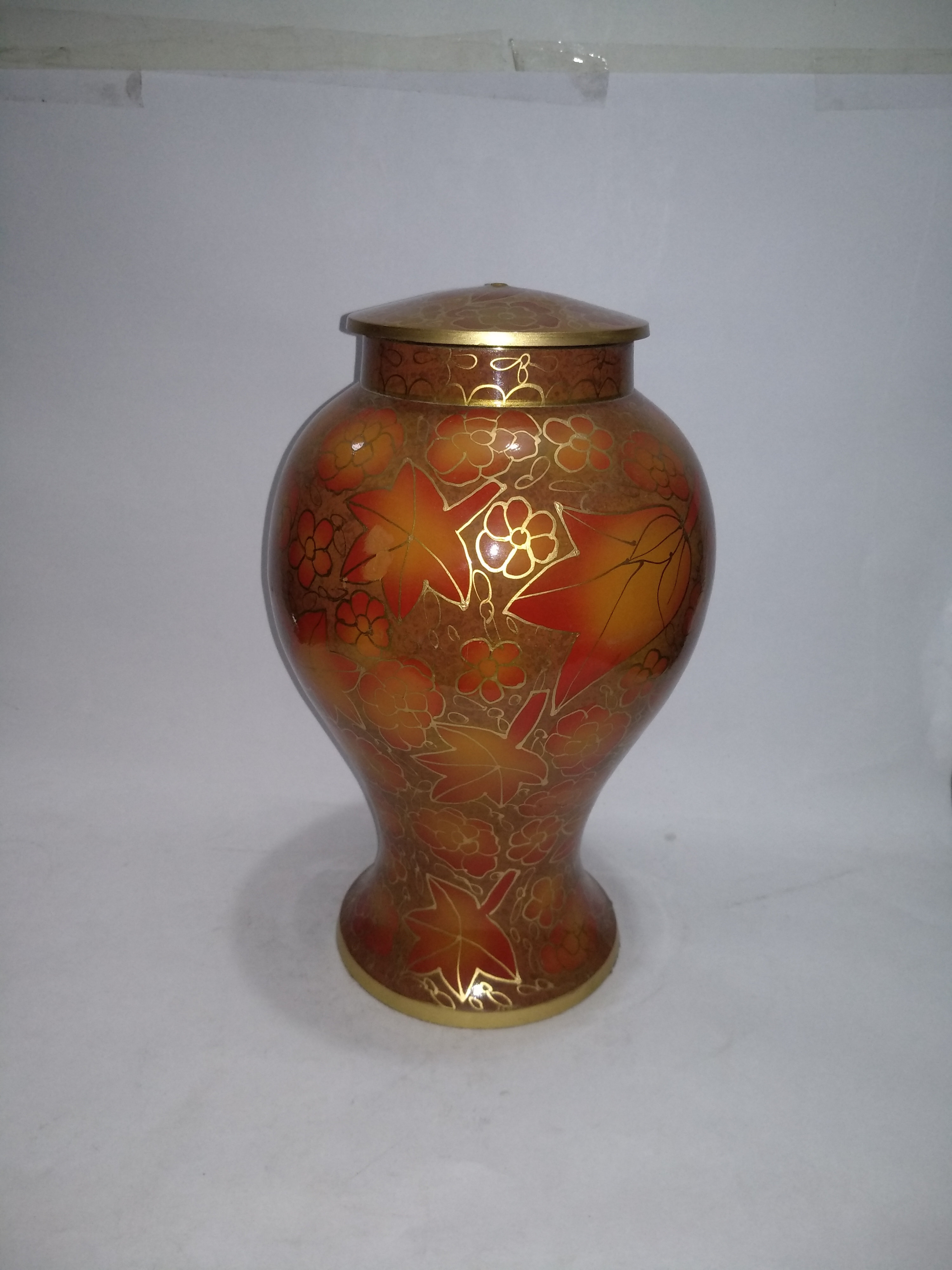Butterfly Cloissone  Metal Cremation Urn