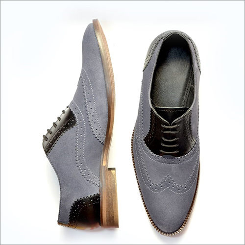 grey business casual shoes