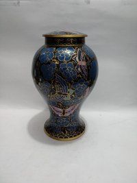 Handmade Brass Metal Cloisonne Cremation Urns