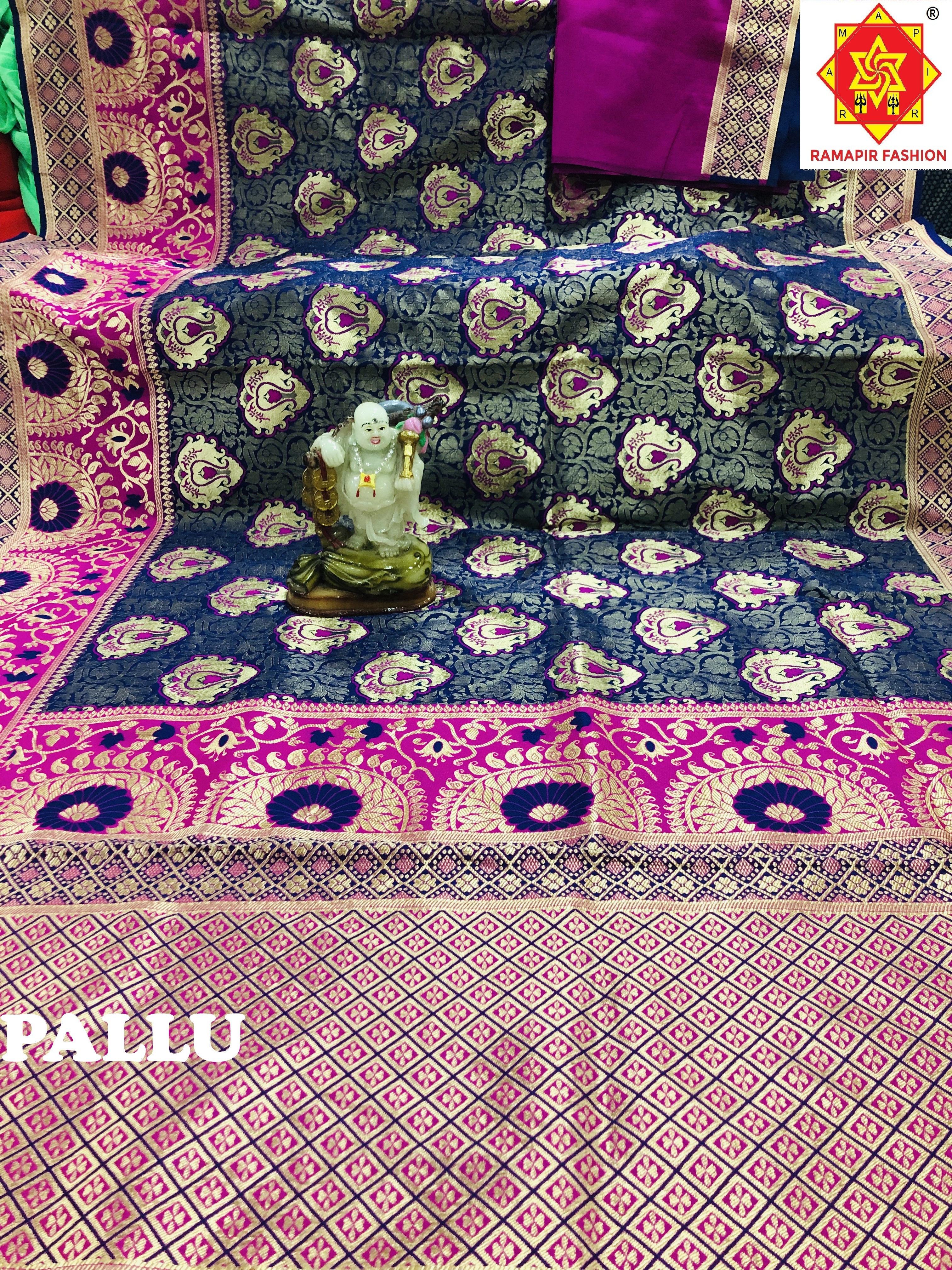 New Flower Design Banarasi Saree