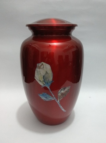 Red Adult Cremation Urn For Ashes