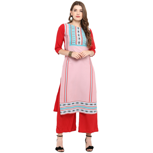 Crepe Straight Kurtis