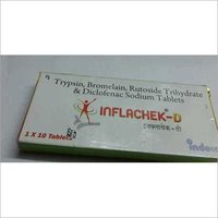Trypsin Bromelain Rutoside Trihydrate Diclofenac Tablets