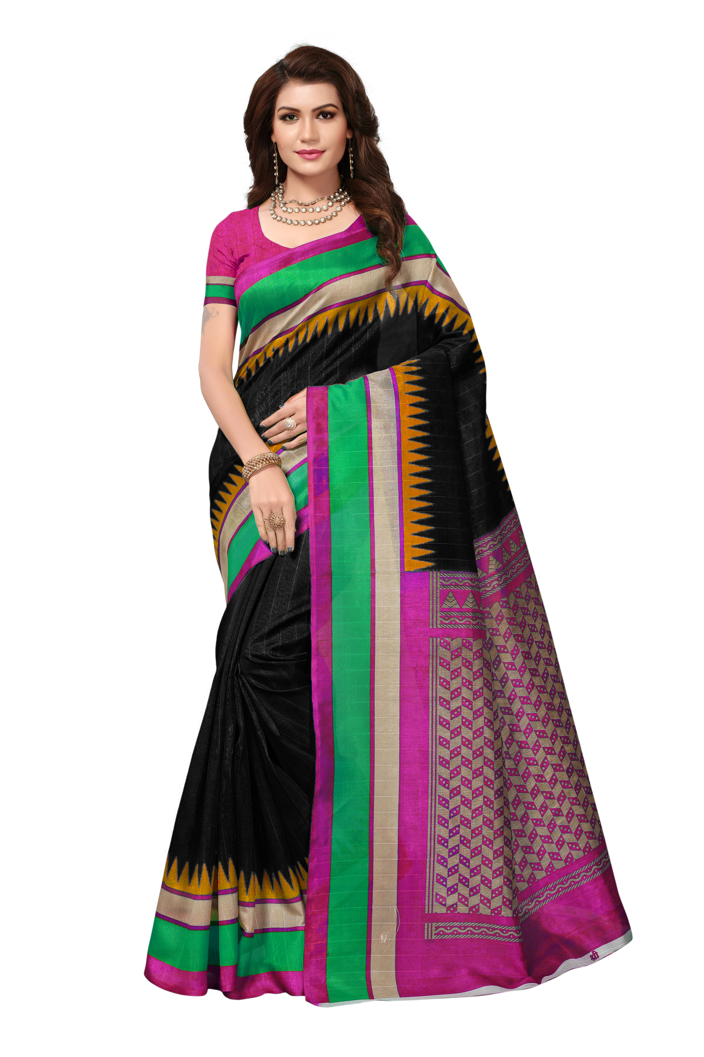New Bhagalpuri Printed Sarees