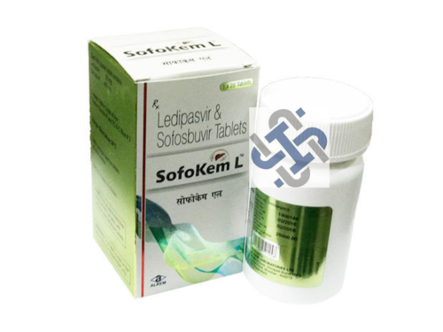 Sofokem L Ledipasvir 90mg  Sofosbuvir 400mg Tablet