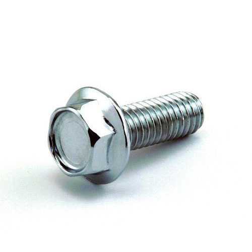 Screw Flange - Stainless Steel, Industrial Grade | Polished Finish, Silver Color, Ring Shape, Steel Sheet Type