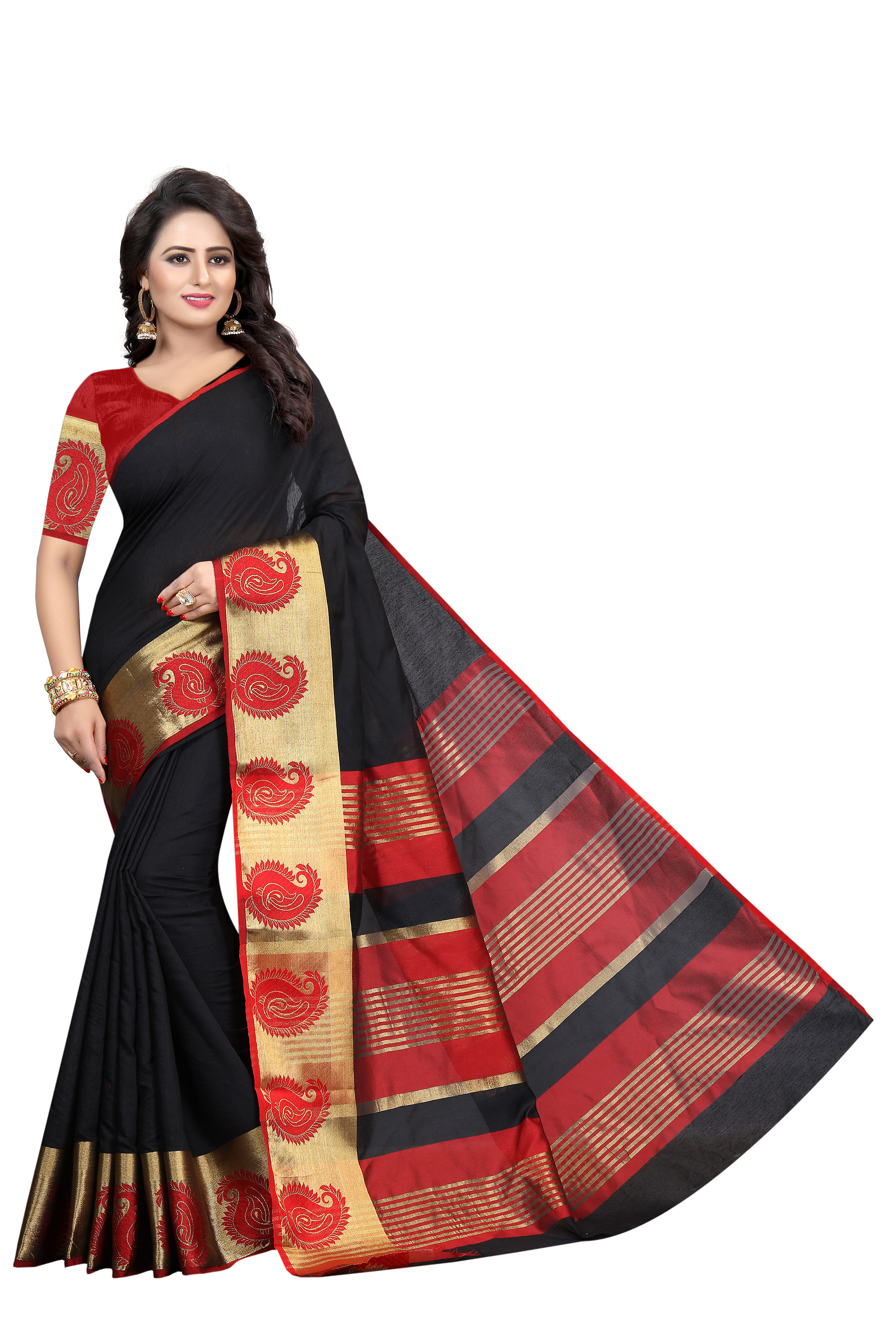 Latest Fancy Cotton Designer Sarees