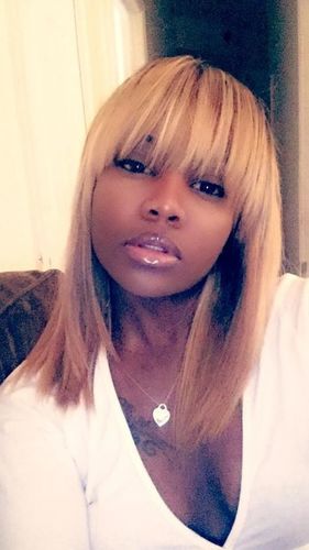 Weaving Medium Bob W Bangs Blonde