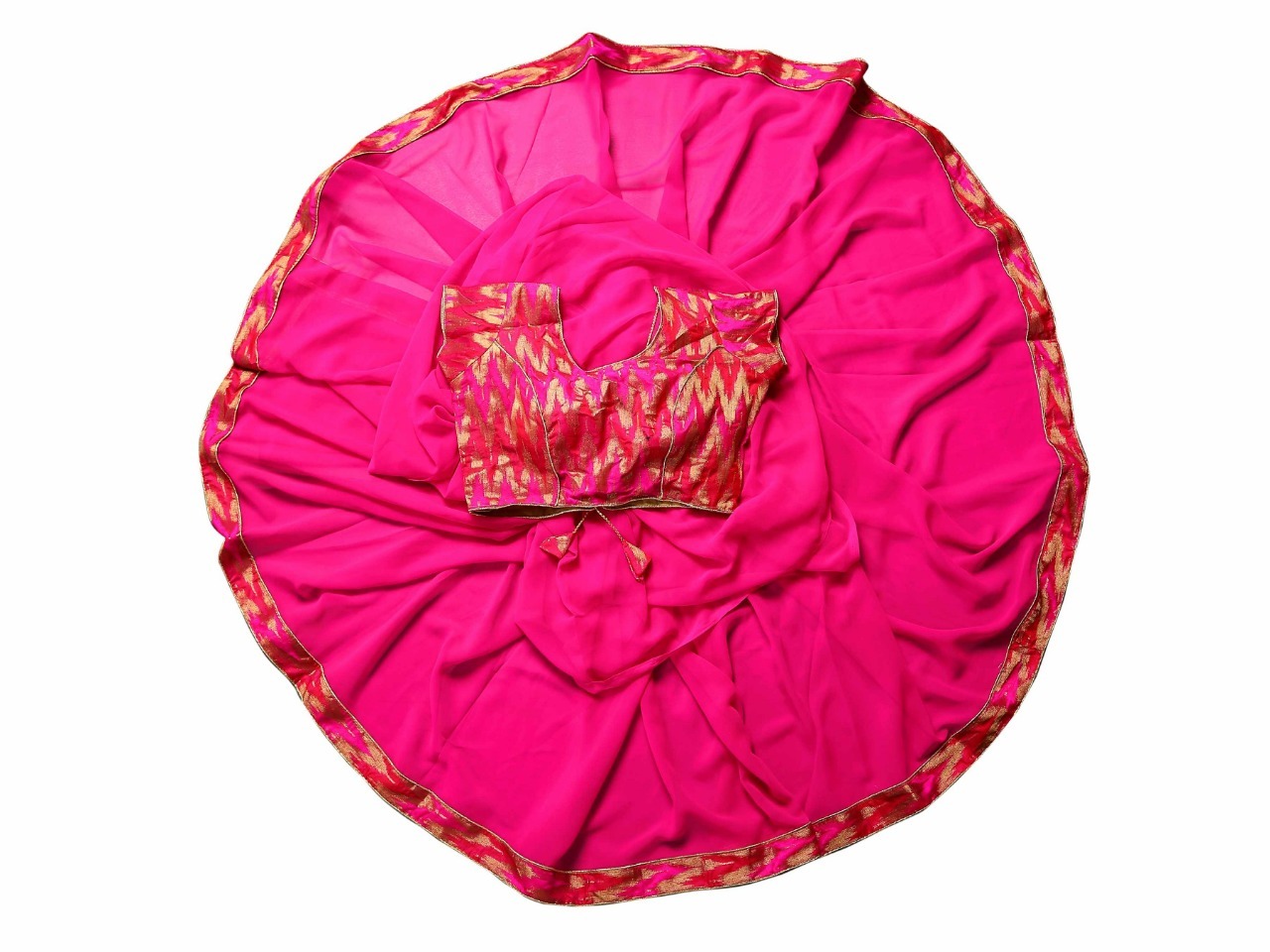 New Design Embroided Saree