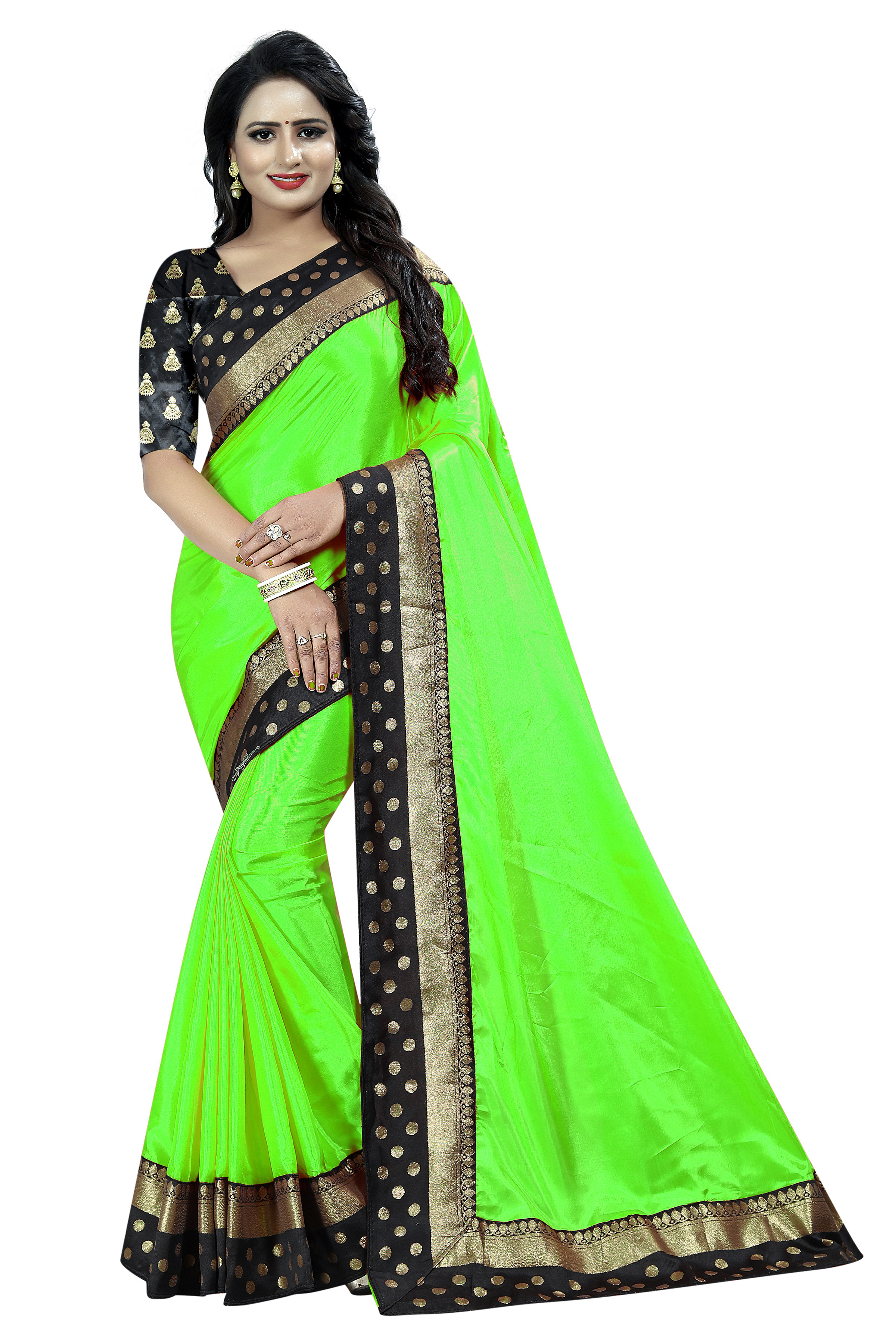 New Design Paper Goli Embroided Saree