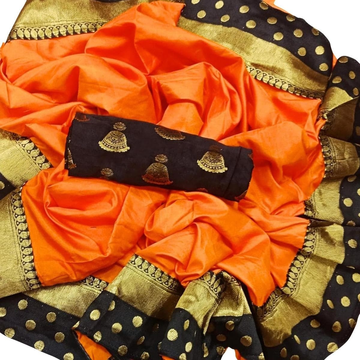 New Design Paper Goli Embroided Saree