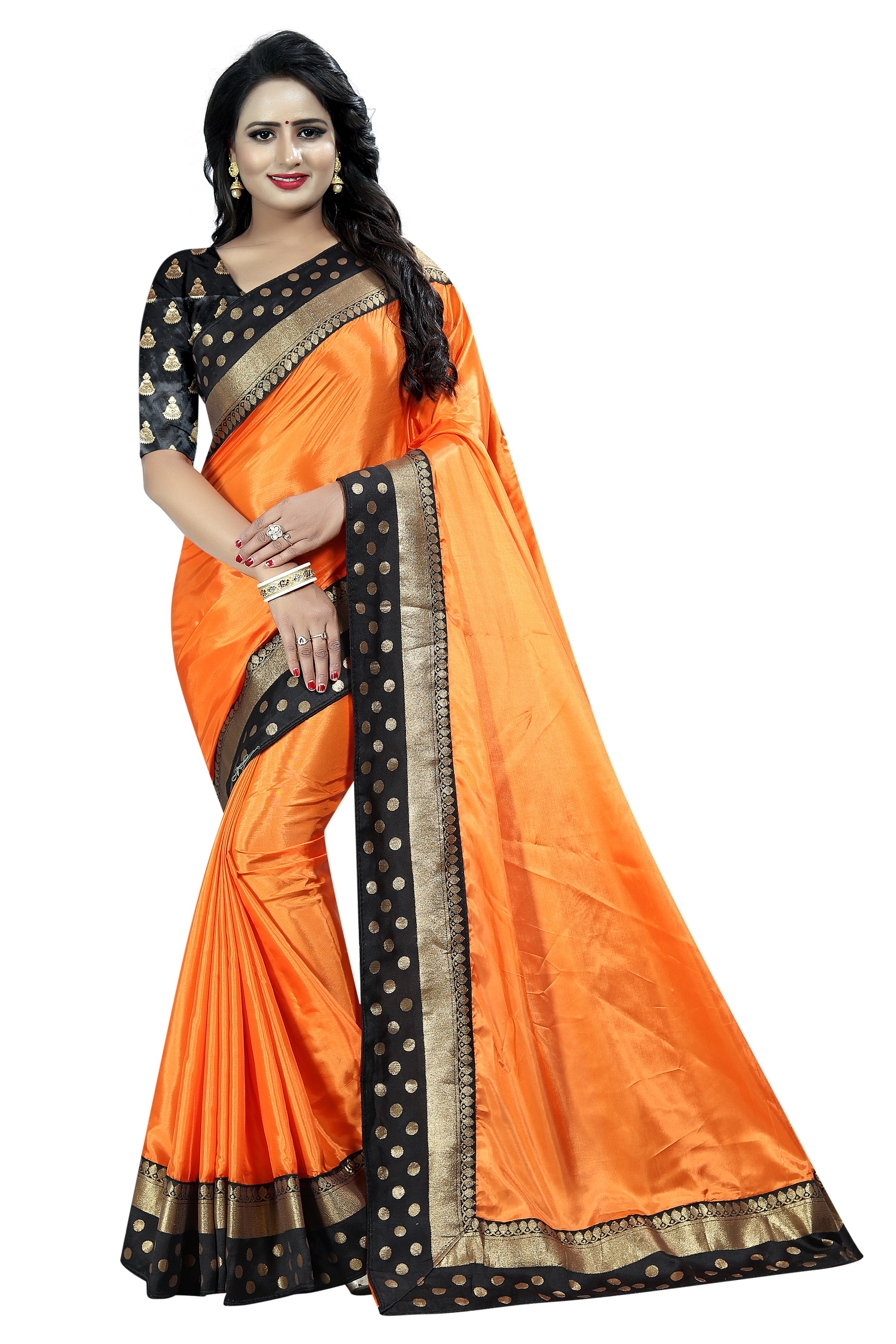 New Design Paper Goli Embroided Saree