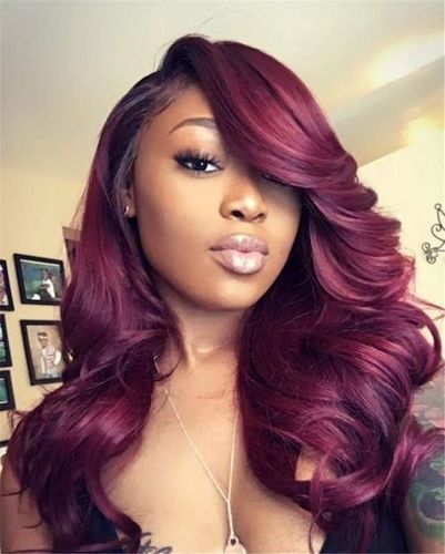 Long Red Hair Wig Length: 10-30 Millimeter (Mm)