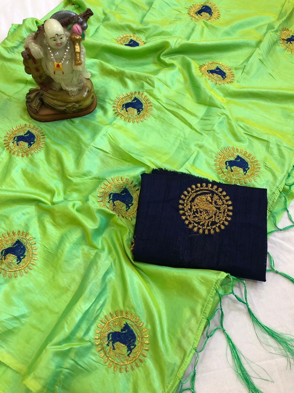 New Roshini Design Embroided Saree