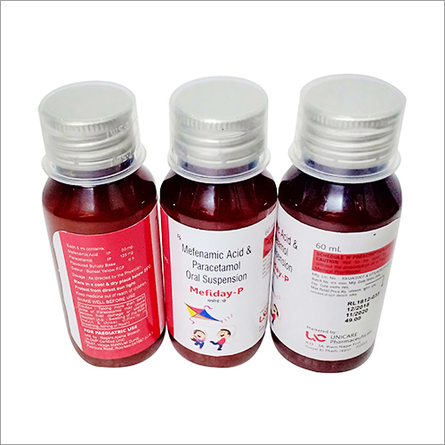 Mefenamic Acid 50mg & Paracetamol 125mg Suspension