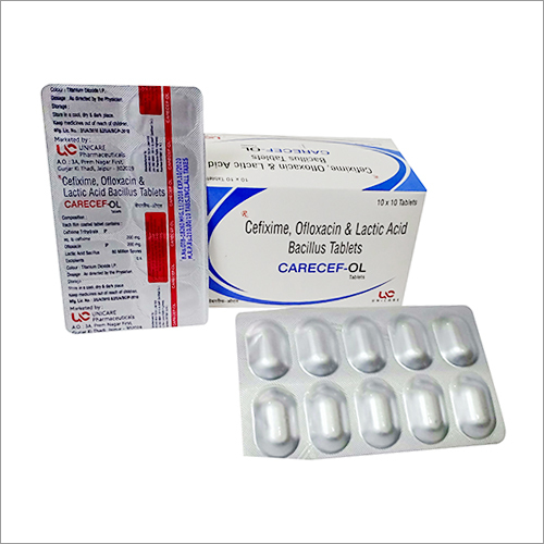 Cefixime Ofloxacin Lactic Acid Bacillus Tablets