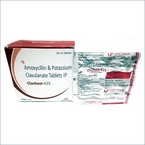 Amoxycillin 500mg & Potassium Clavulanate 125mg Tablets