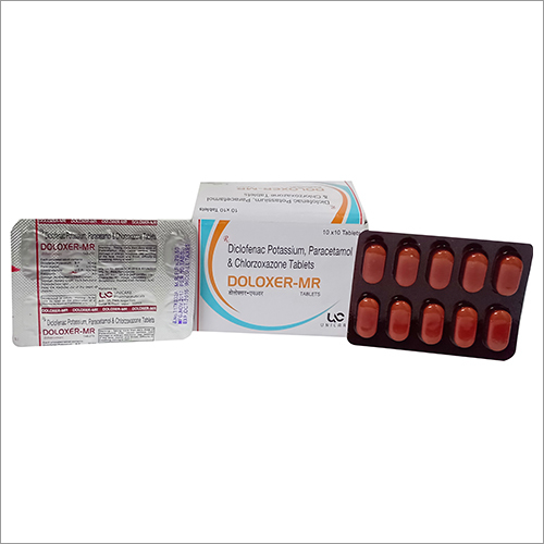 Diclofenac Paracetamol Chlorzoxazone Tablets