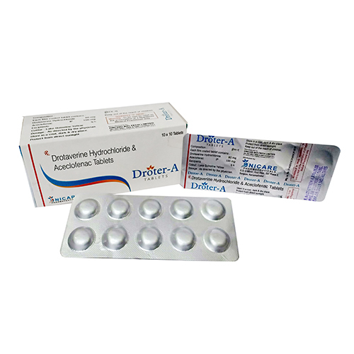 Drotavrine Hydrocloride Aceclofenac Tablets