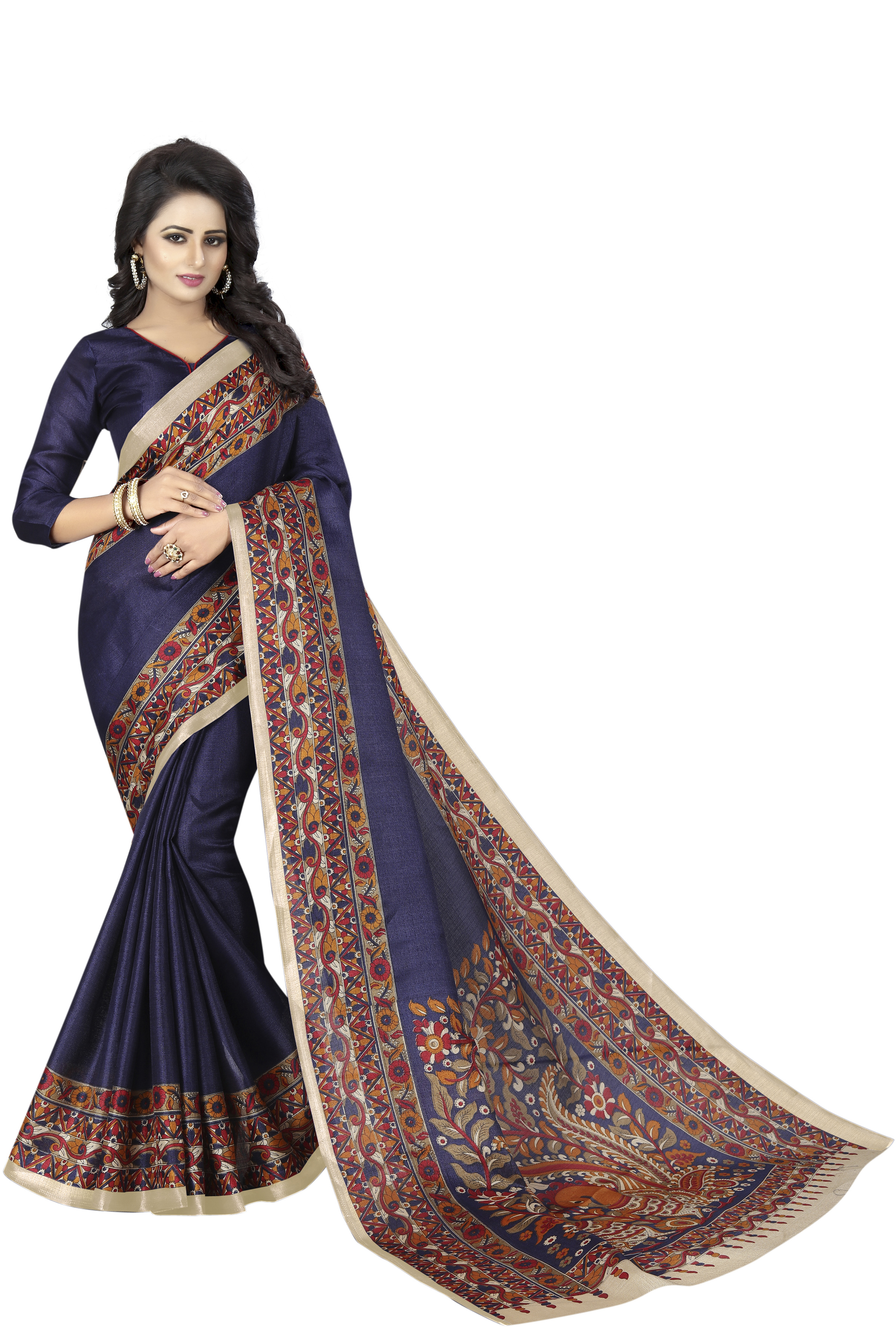 New Design Kalamkari Silk Sarees