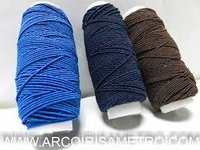Bobbin Elastics - Rubber, 2-5mm Diameter, Blue Color, 100-500m Length | High Elasticity For Garment & Non-garment Applications, Ideal For Kids' Frocks