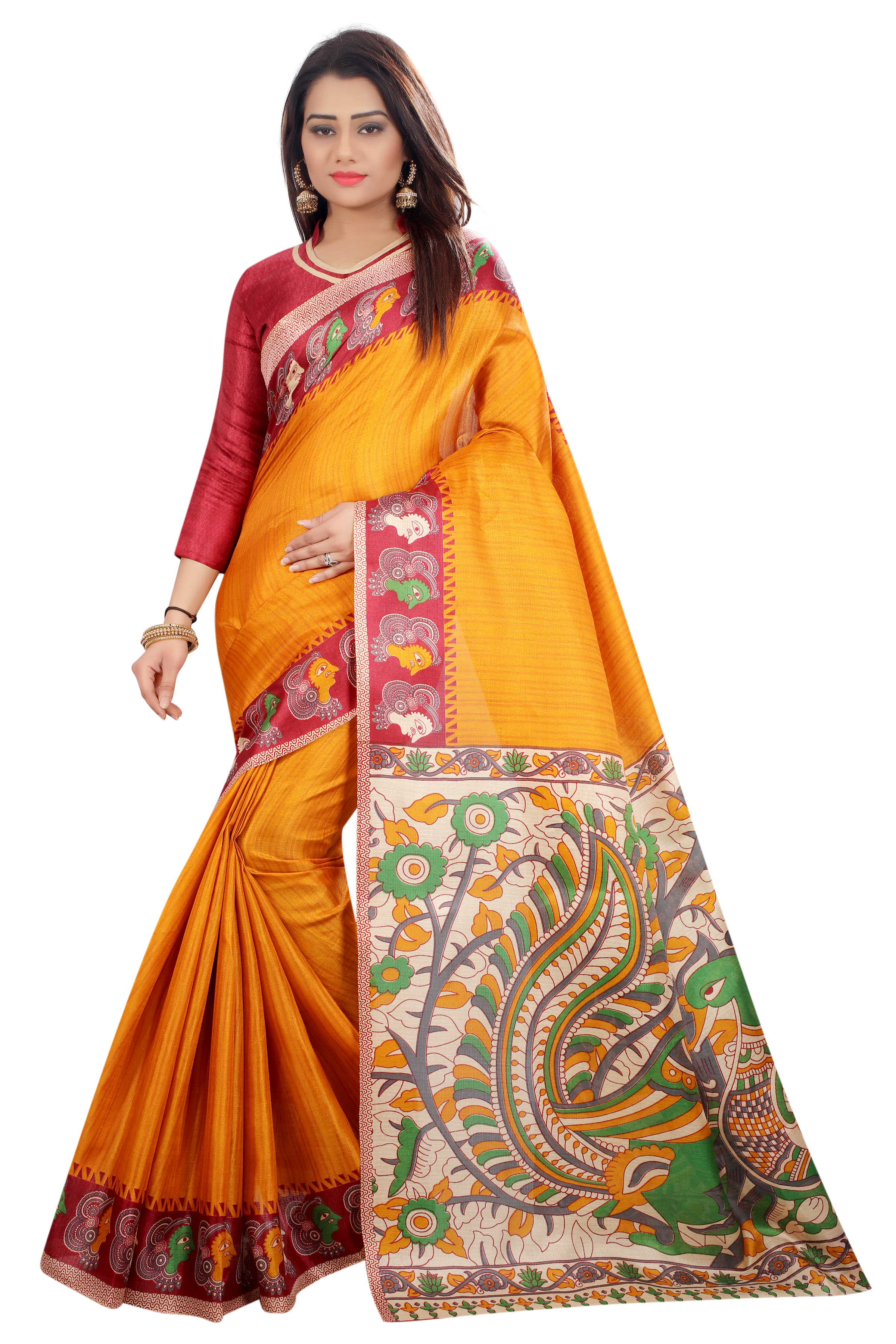 Beautiful Kalamkari Saree
