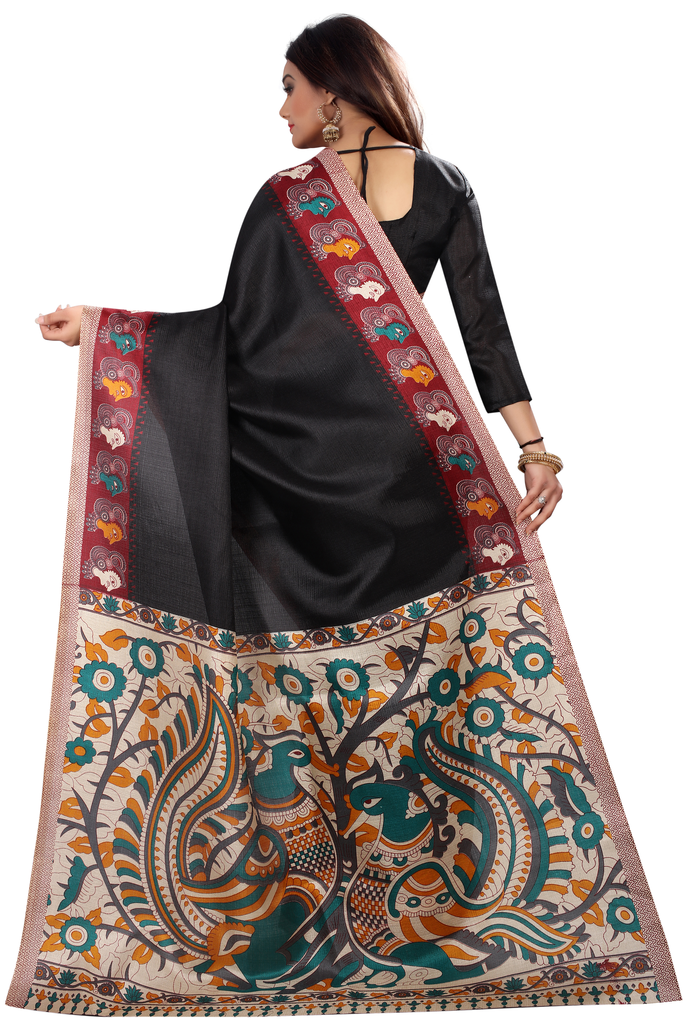 Beautiful Kalamkari Saree