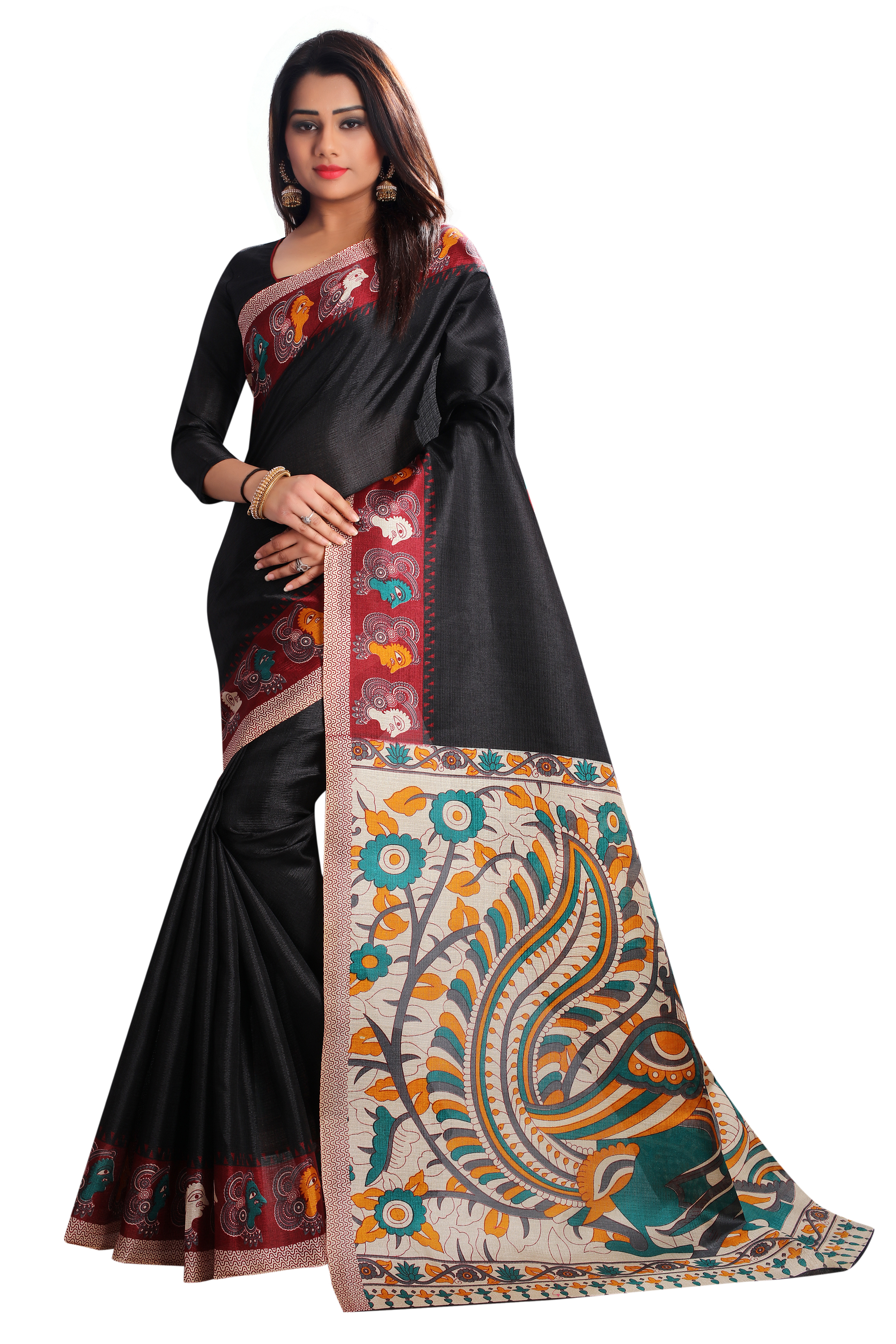 Beautiful Kalamkari Saree