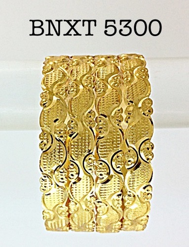 Gold Plated Fashion Brass Bangle