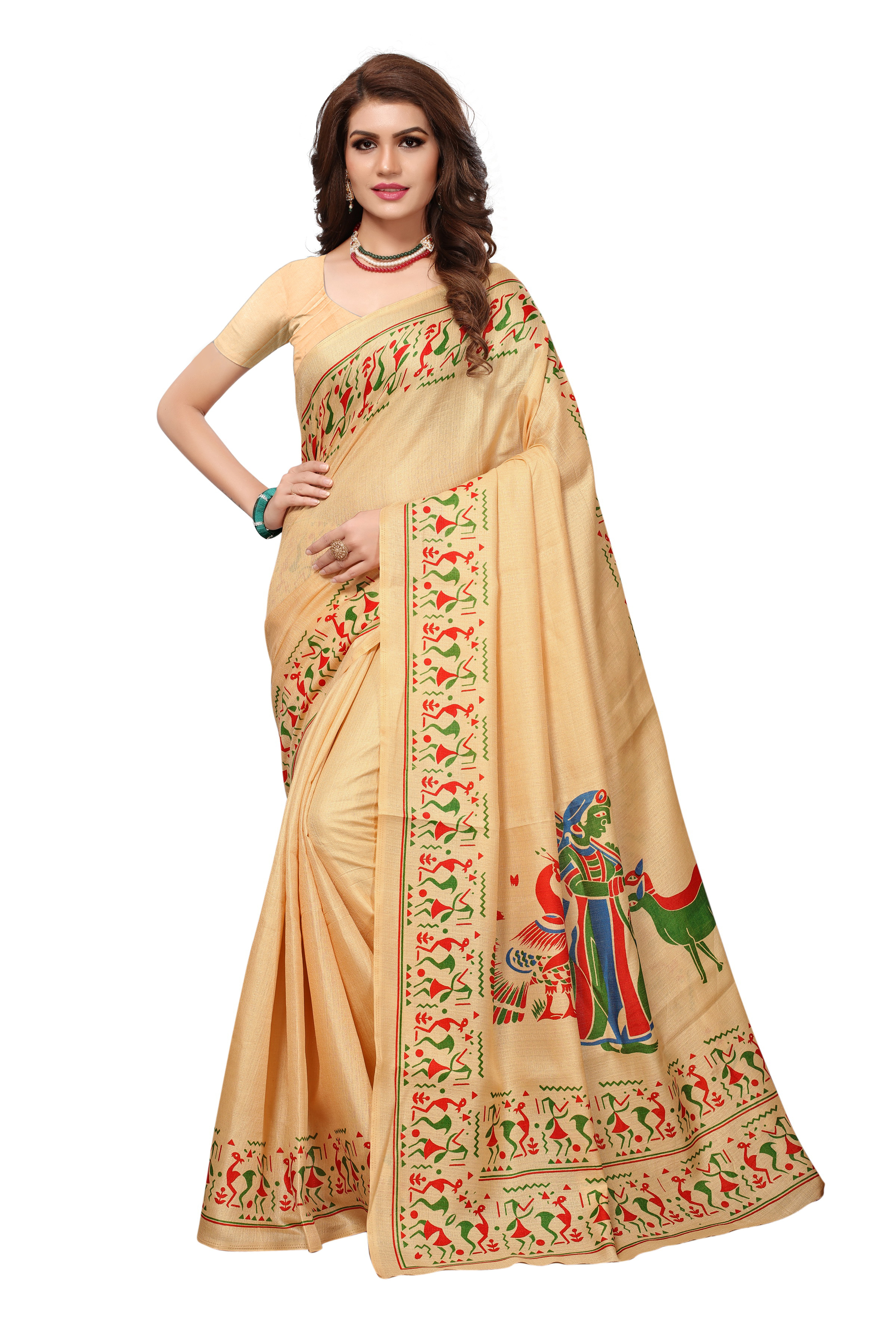 Kalamkari Design Saree