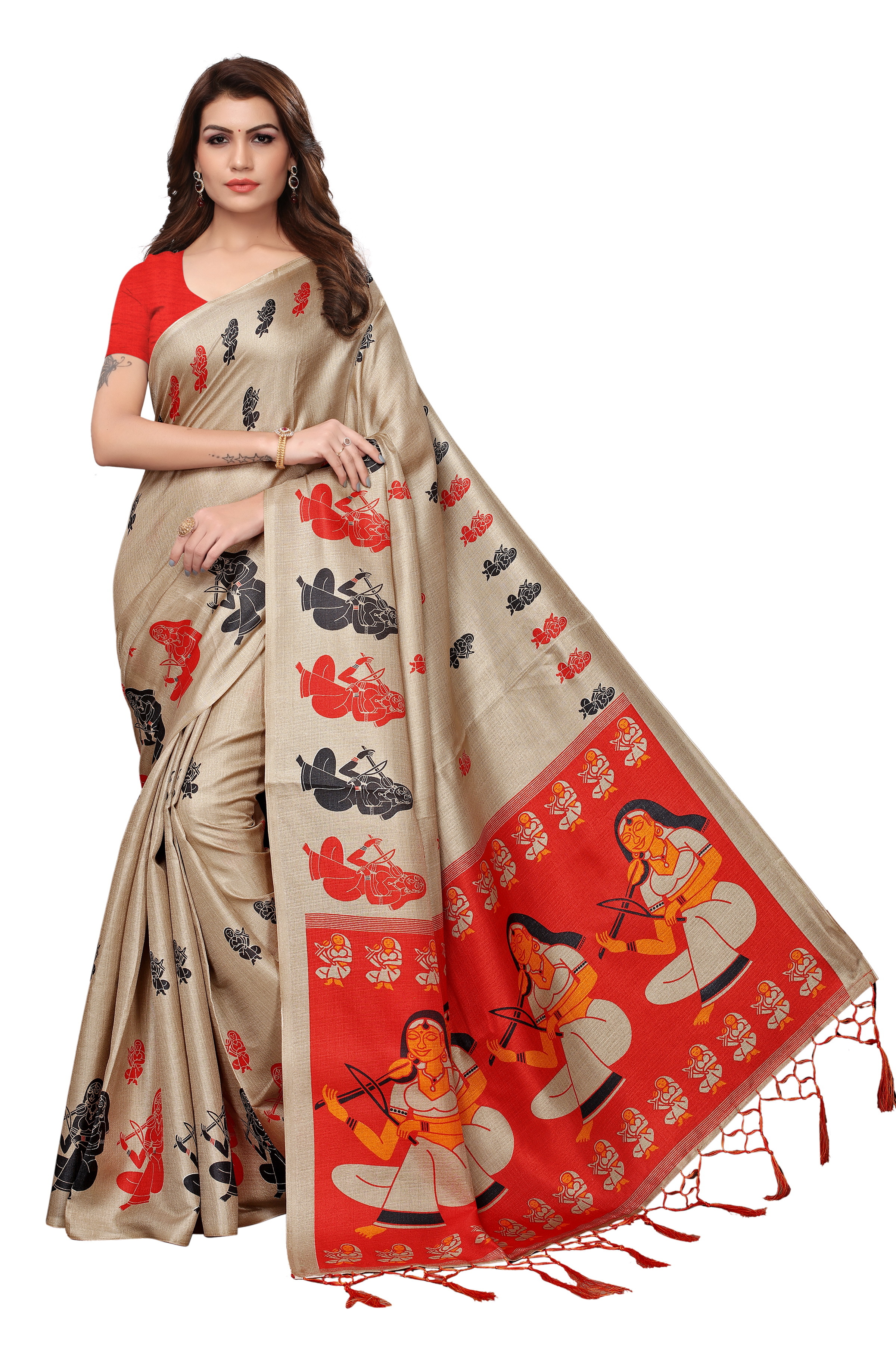 New Kalamkari Shabri Design Saree