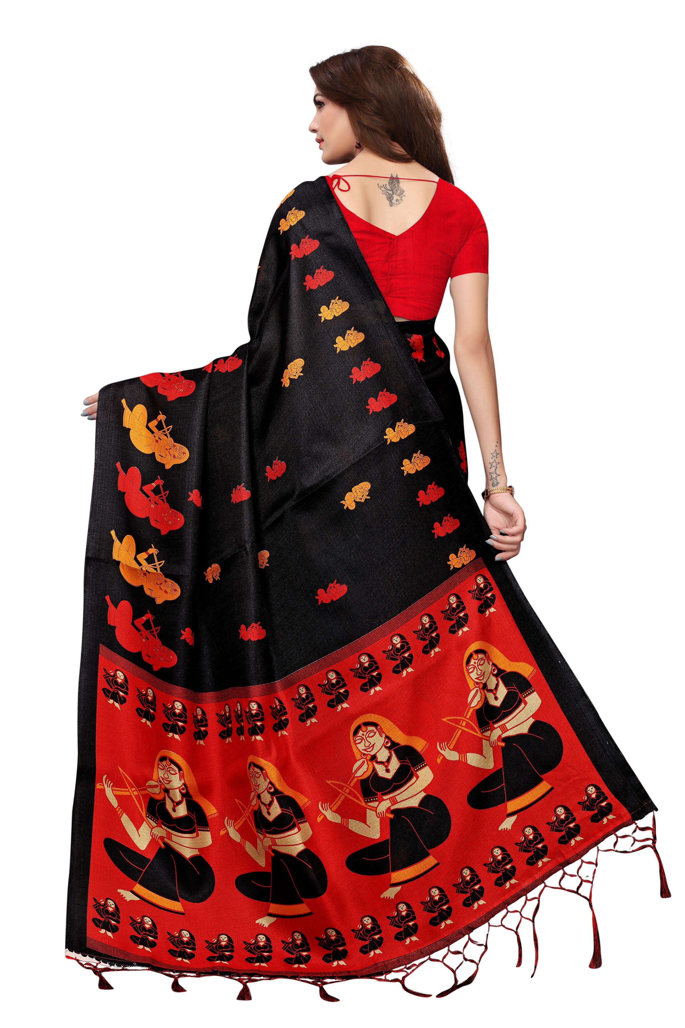 New Kalamkari Shabri Design Saree