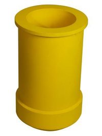Plastic Cylindrical Mould - High Capacity | Yellow Plastic, Low Humidity, 500 Watt Power, 240 Volt Voltage, Designed For Industrial Use