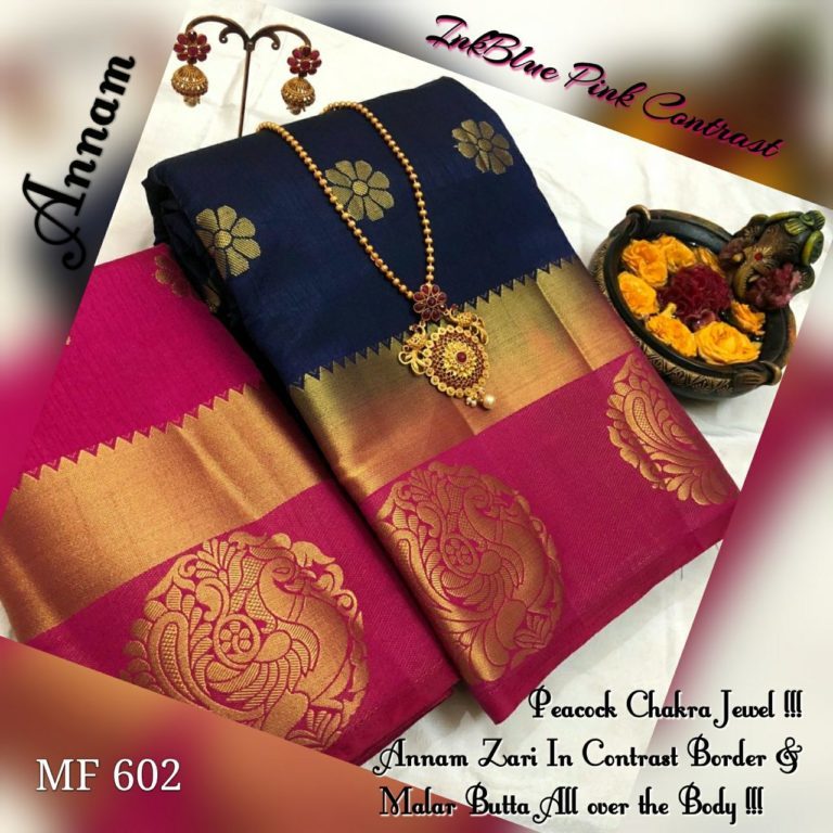Kanjivaram Annam Butta Saree