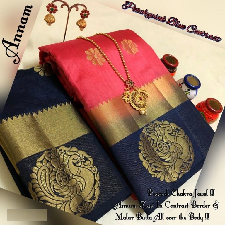Kanjivaram Annam Butta Saree