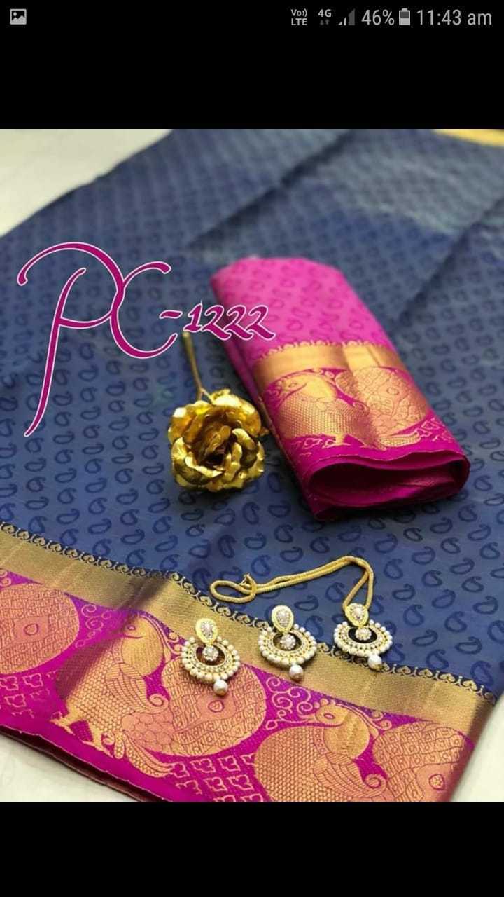 Kanjivaram Big Peacock Design Saree