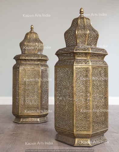 Brass Antique Moroccan Lantern